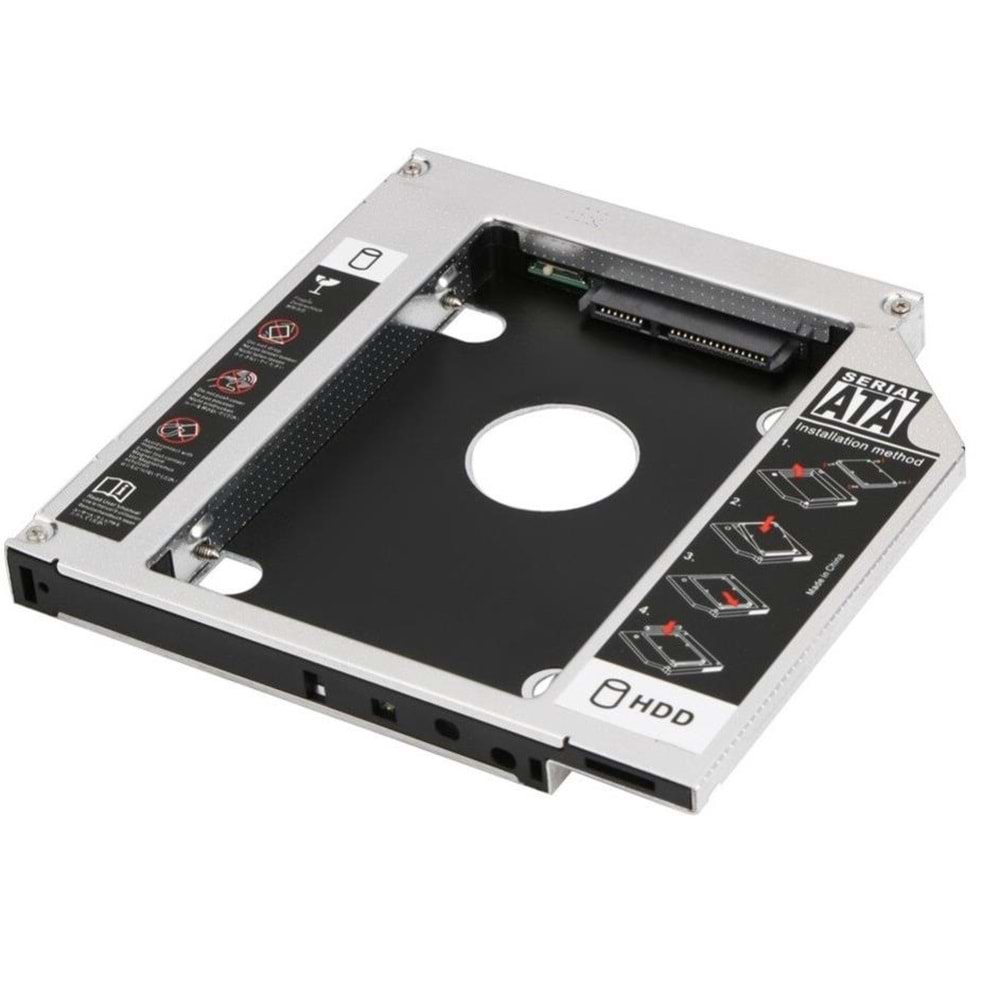 9.5mm Sata Hdd Harddisk Caddy Kızak Kutu Laptop Ssd Notebook İkinci Hdd Takma 4716