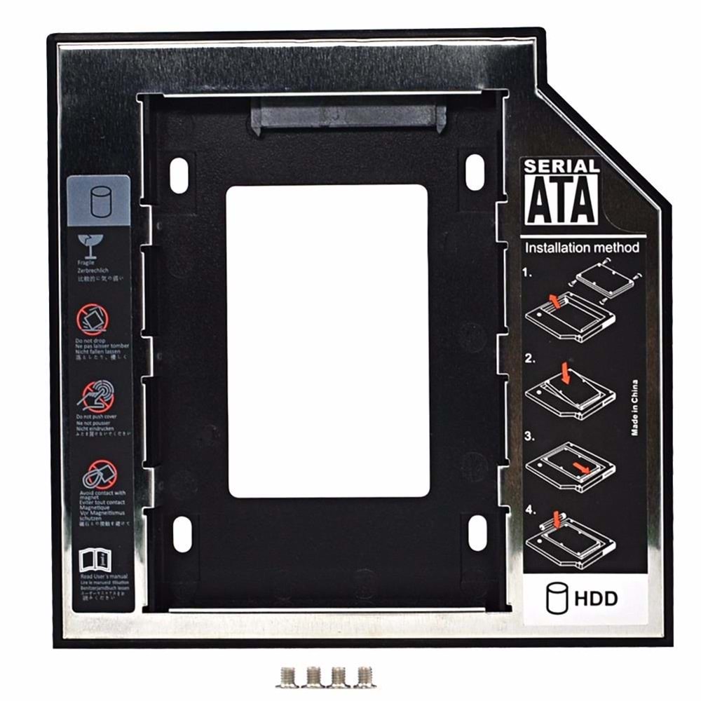 9.5mm Sata Hdd Harddisk Caddy Kızak Kutu Laptop Ssd Notebook İkinci Hdd Takma 4716