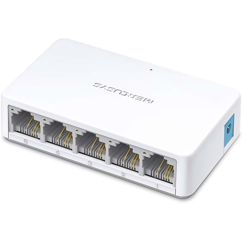 MERCUSYS MS105G, 5 Port, GigaBit, Yönetilemez, Masaüstü Switch