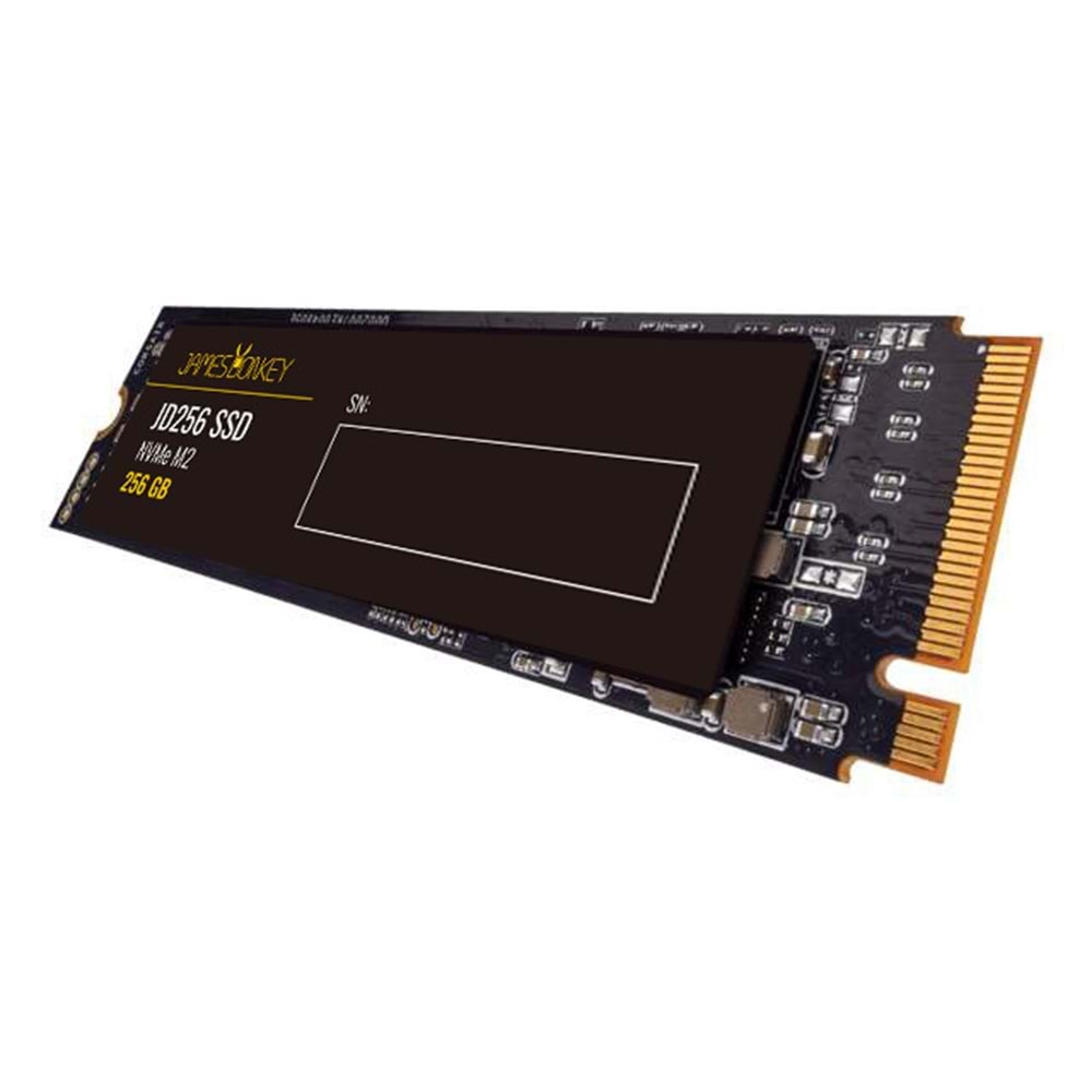 James Donkey JD256 256GB 3D Nand 2000MB/1000MB/sn NVMe M.2 PCI-E SSD Disk - 3 Yıl Birebir Değişim Garantisi