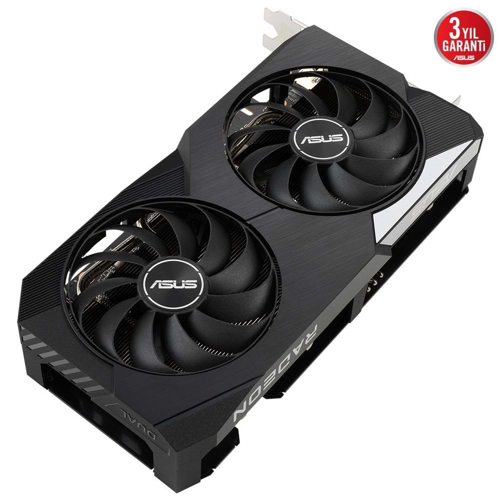 ASUS DUAL Radeon RX 6650 XT OC 8GB GDRR6 128Bit AMD Ekran Kartı