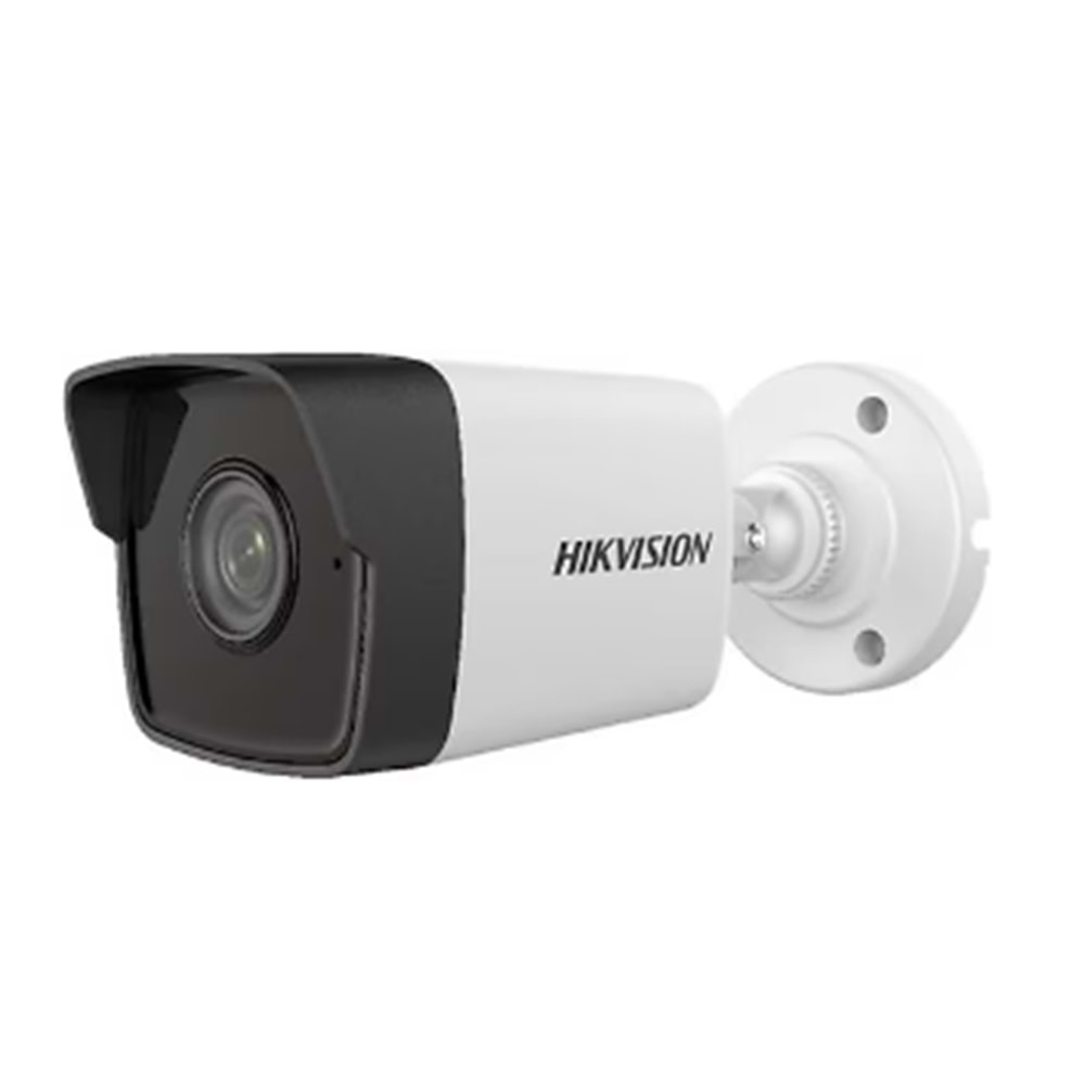 HIKVISION DS-2CD1023G0-IUF 2Mpix, 4mm Lens, H265+ ,30Mt Gece Görüşü, SD Kart,Dahili Mikrofon, PoE, Bullet IP Kamera