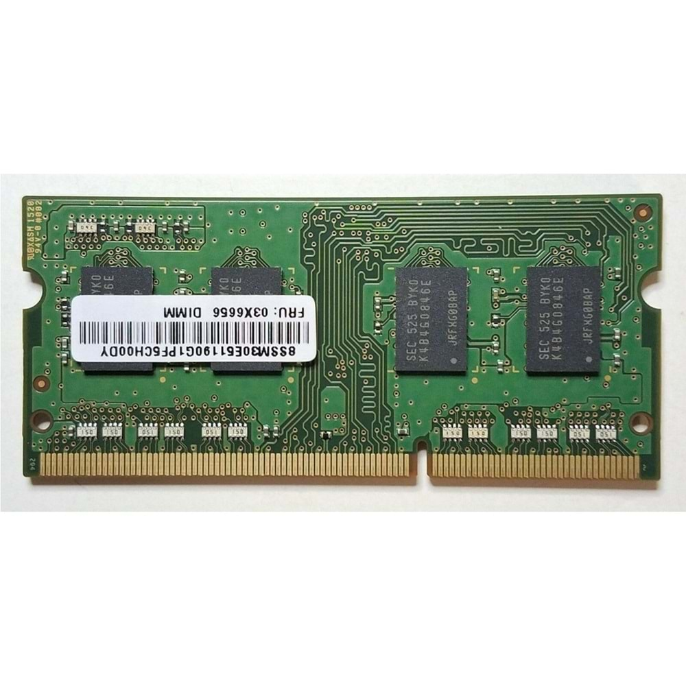 Samsung M471B5173EB0-YK0 4GB DDR3 1600 MHz SODIMM Notebook Bellek