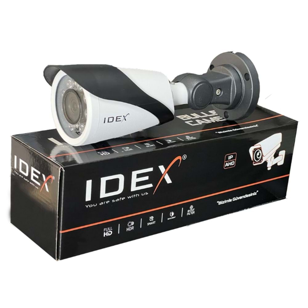 IDEX ID 4290 COLOR 4MP POE 8 KİNG LED IP BULLET KAMERA