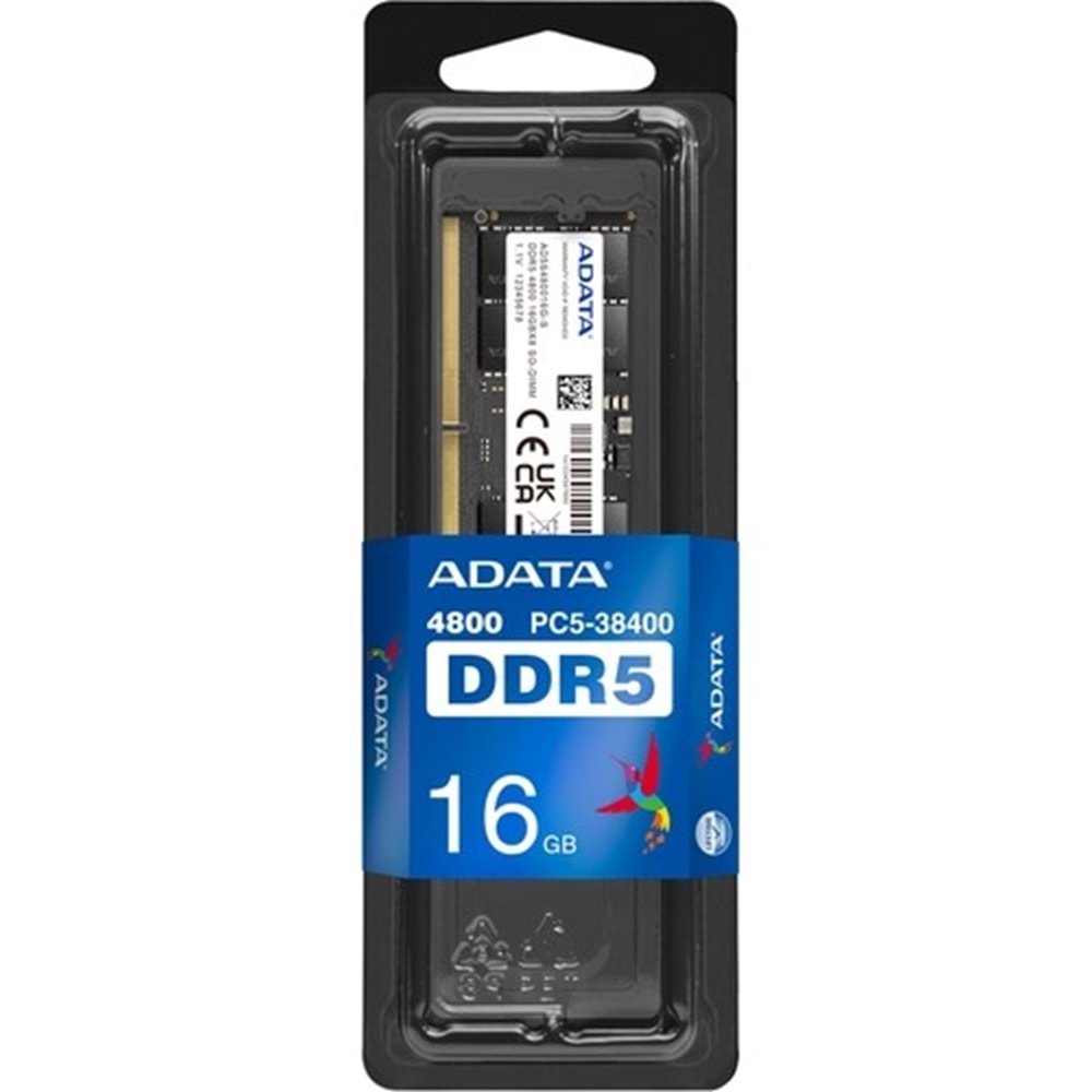 Adata A-Data Ram Sodmm 16GB Ddr5 4800MHZ Premer AD5S480016G-S