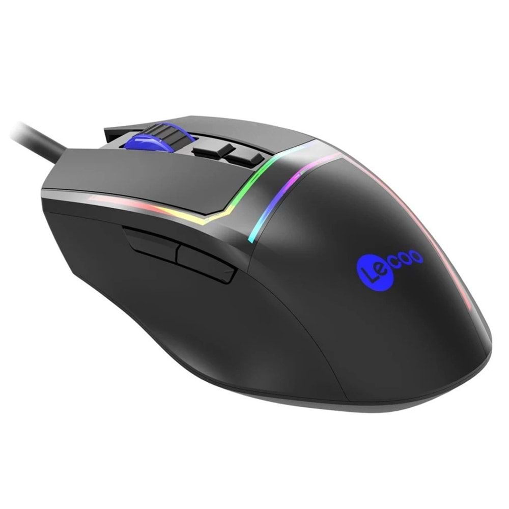 Lenovo Lecoo MS106 7 Tuş 3200 DPI Optik RGB Kablolu Gaming (Oyuncu) Mouse