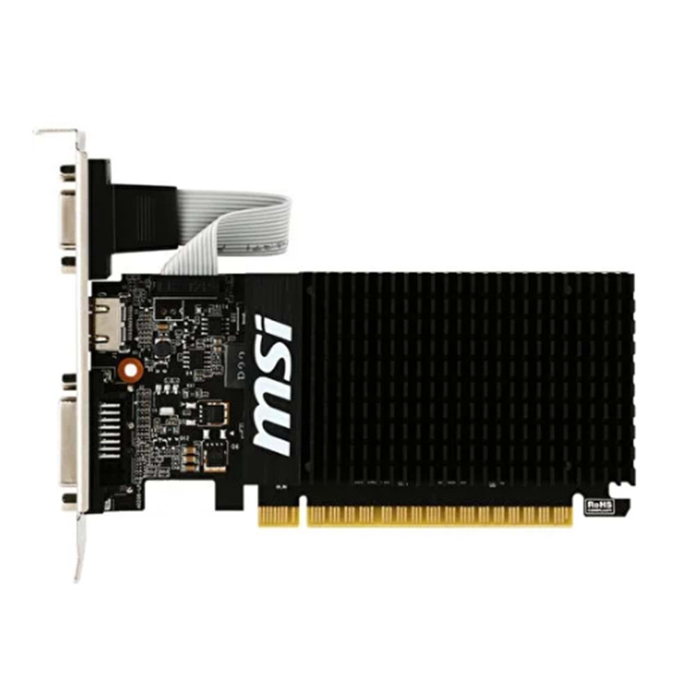 MSI NVIDIA GeForce GT 710 2GD3H LP 2GB 64 bit DDR3 DX(12) PCI-E 2.0 Ekran Kartı (GT 710 2GD3H LP)