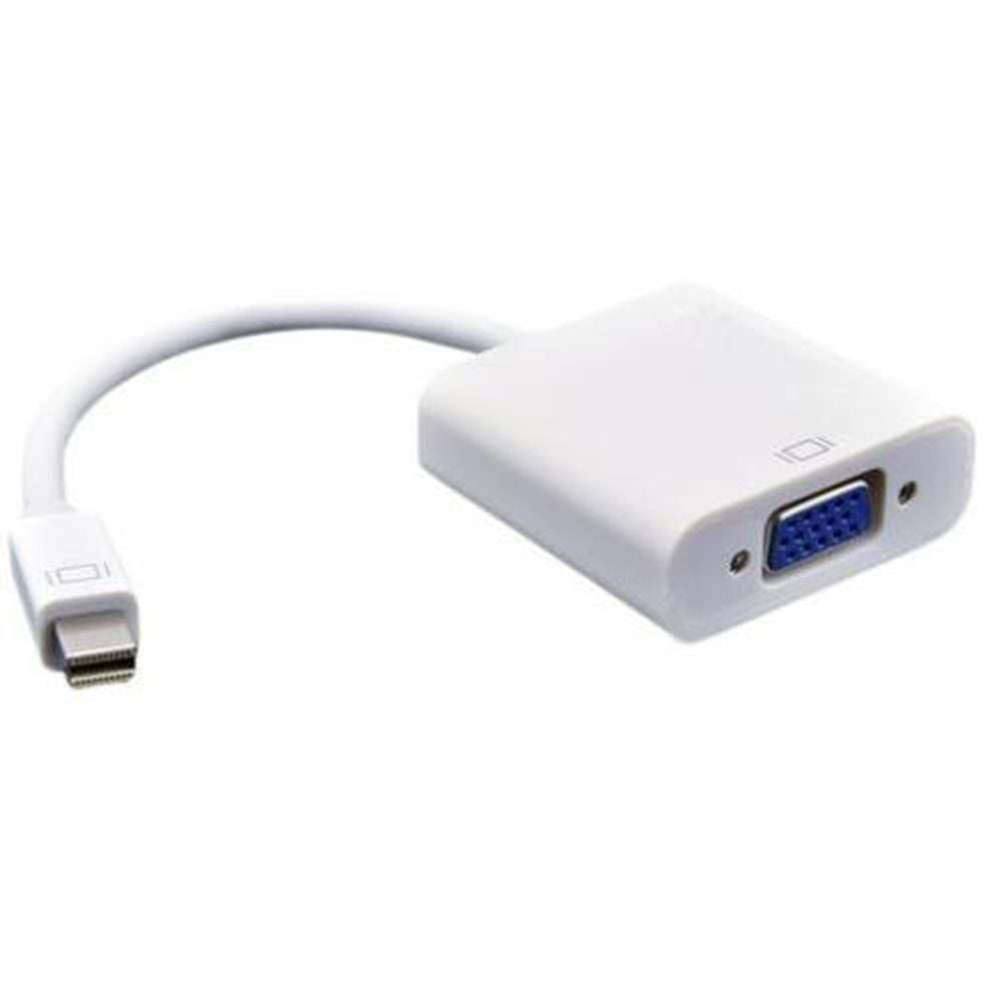 Mini Displayport to VGA Çevirici Dönüştürücü Macbook Adaptör Kablosu AL4689