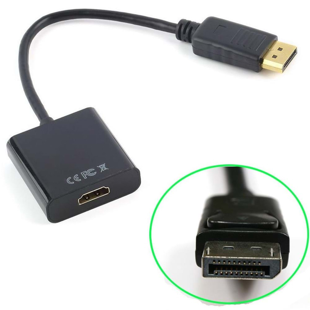 Displayport To Hdmi Çevirici Dönüştürücü Adaptör AL4556