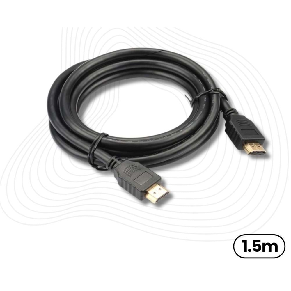 Hdmi Tv Lcd Monitör Erkek Bağlantı Kablosu 1.5metre 4294