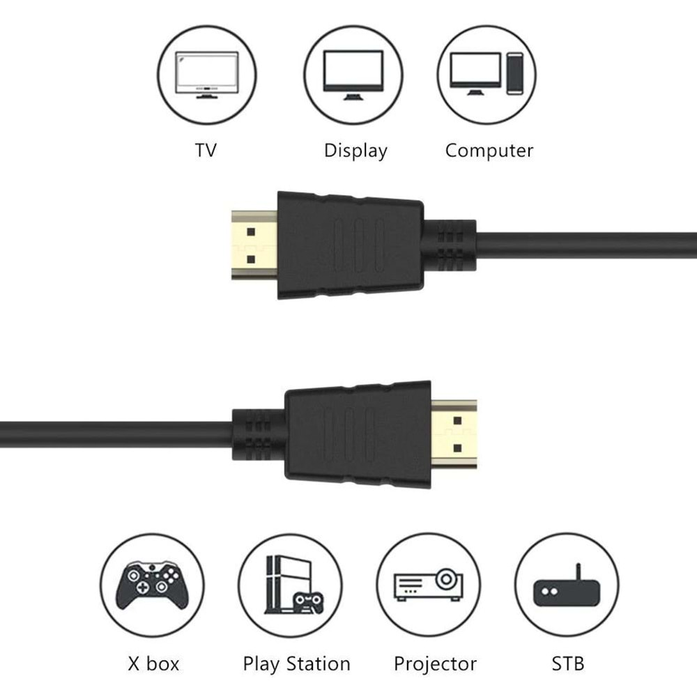 Hdmi Tv Lcd Monitör Erkek Bağlantı Kablosu 1.5metre 4294