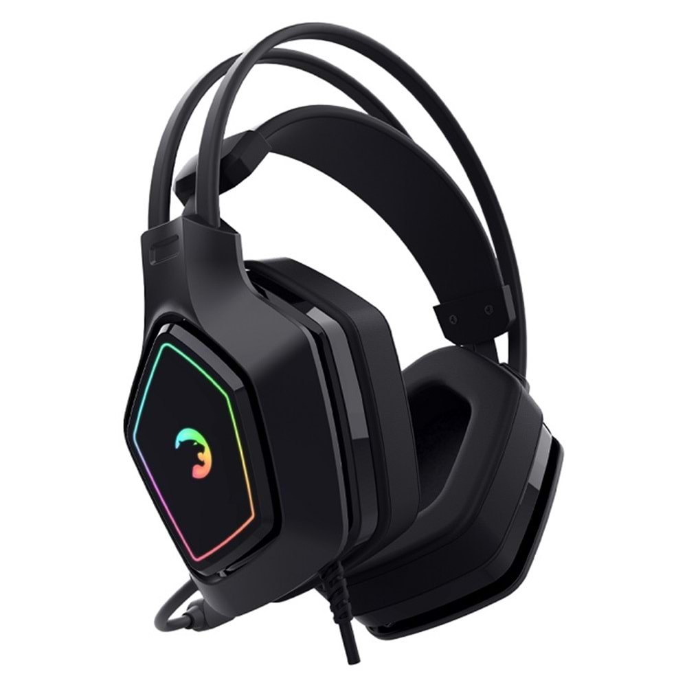 GamePower Mihawk Pro Siyah 7.1 Surround Hi-Fi RGB Titreşimli Gaming Kulaklık (Memory Foam)