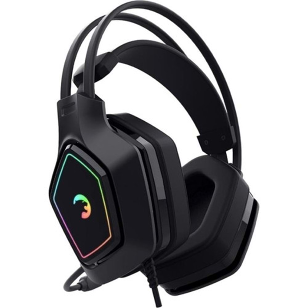 GamePower Mihawk Pro Siyah 7.1 Surround Hi-Fi RGB Titreşimli Gaming Kulaklık (Memory Foam)