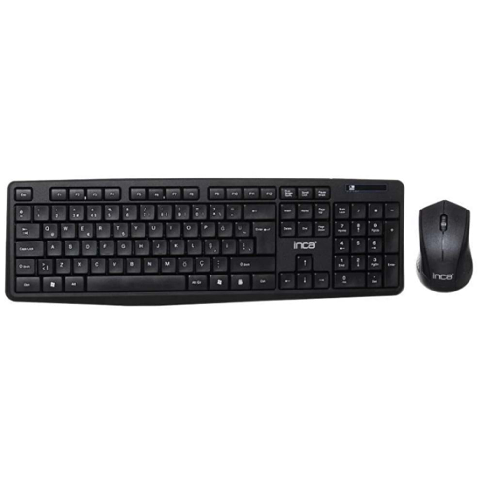 Inca IWS-538 Wireless Slim Dizayn Soft Touch Q Klavye & Mouse Set