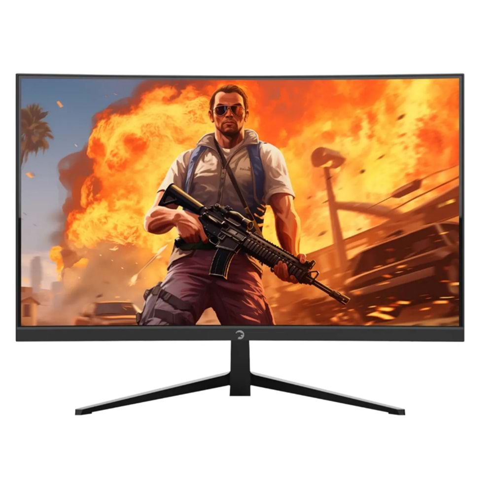 GamePower 24¨ Vivid T40 Curved RGB 180Hz 0.5ms 2x2W Speaker Gaming Monitör (VA Panel)