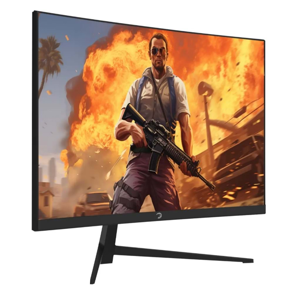 GamePower 24¨ Vivid T40 Curved RGB 180Hz 0.5ms 2x2W Speaker Gaming Monitör (VA Panel)