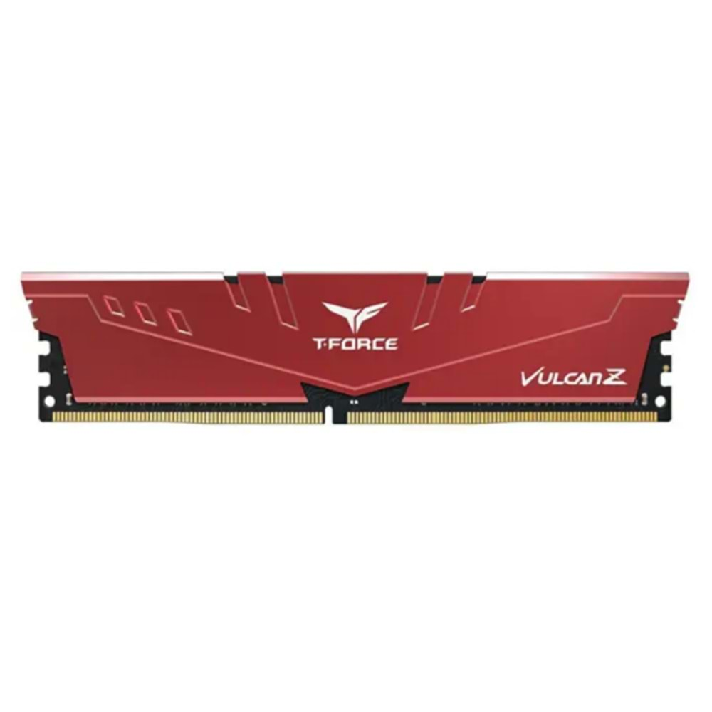 Team T-Force Vulcan Z Red 16GB (1x16GB) 3200MHz CL16 DDR4 Gaming Ram (TLZRD416G3200HC16F01)