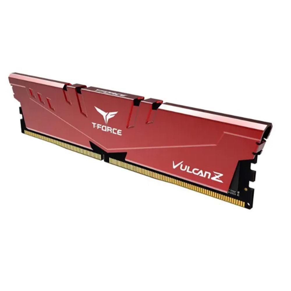 Team T-Force Vulcan Z Red 16GB (1x16GB) 3200MHz CL16 DDR4 Gaming Ram (TLZRD416G3200HC16F01)