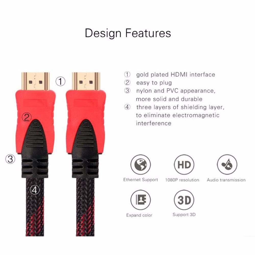 Hdmi Kablosu 1.4b 3D 1.5 Metre Hdmi Görüntü Kablosu 4239