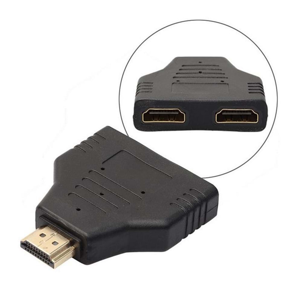 Hdmi Çoklayıcı 2 Port Splitter Switch Ekran Çoğaltıcı 4447