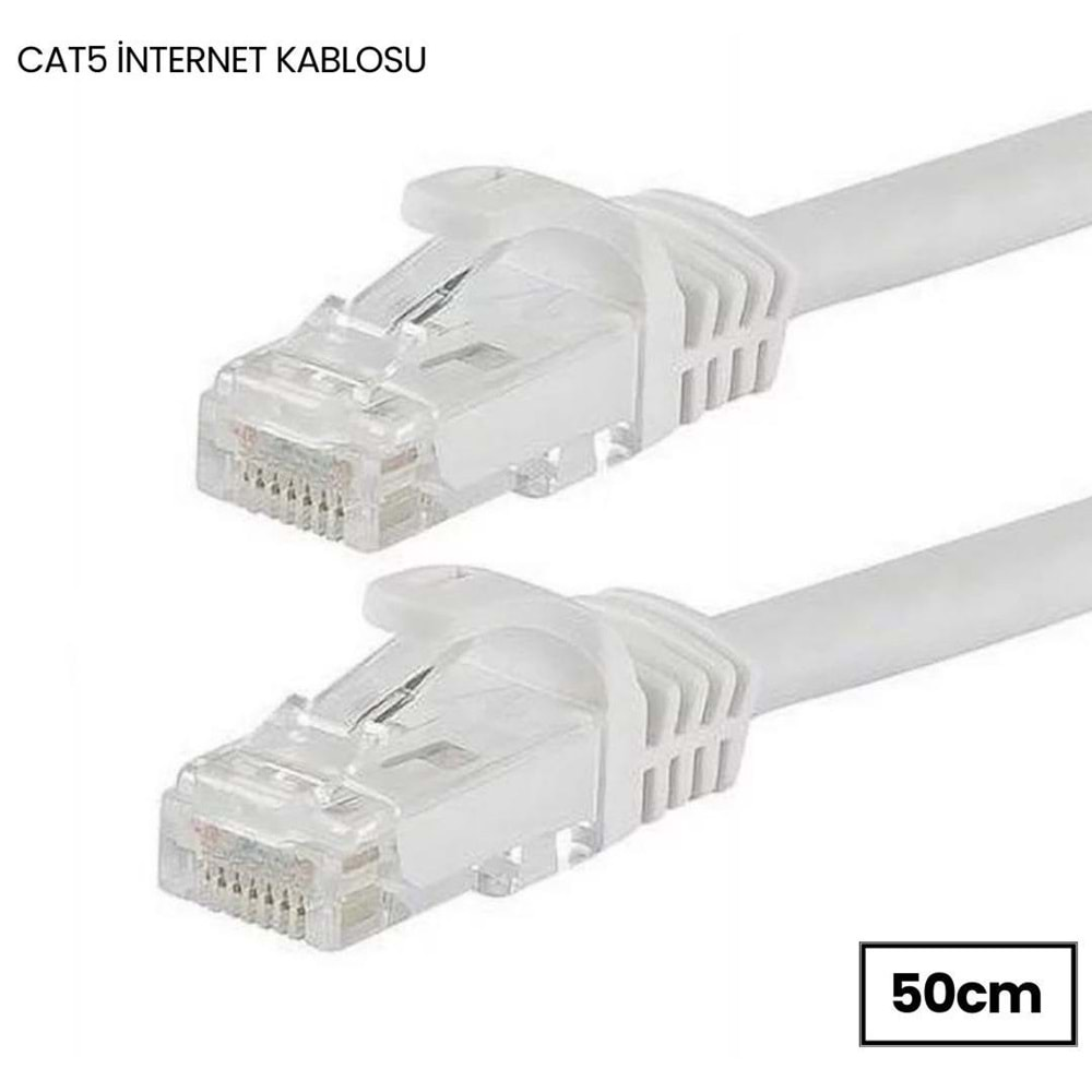 Cat5e İnternet Ethernet Rj45 Lan Kablosu 0.5 Metre 4603