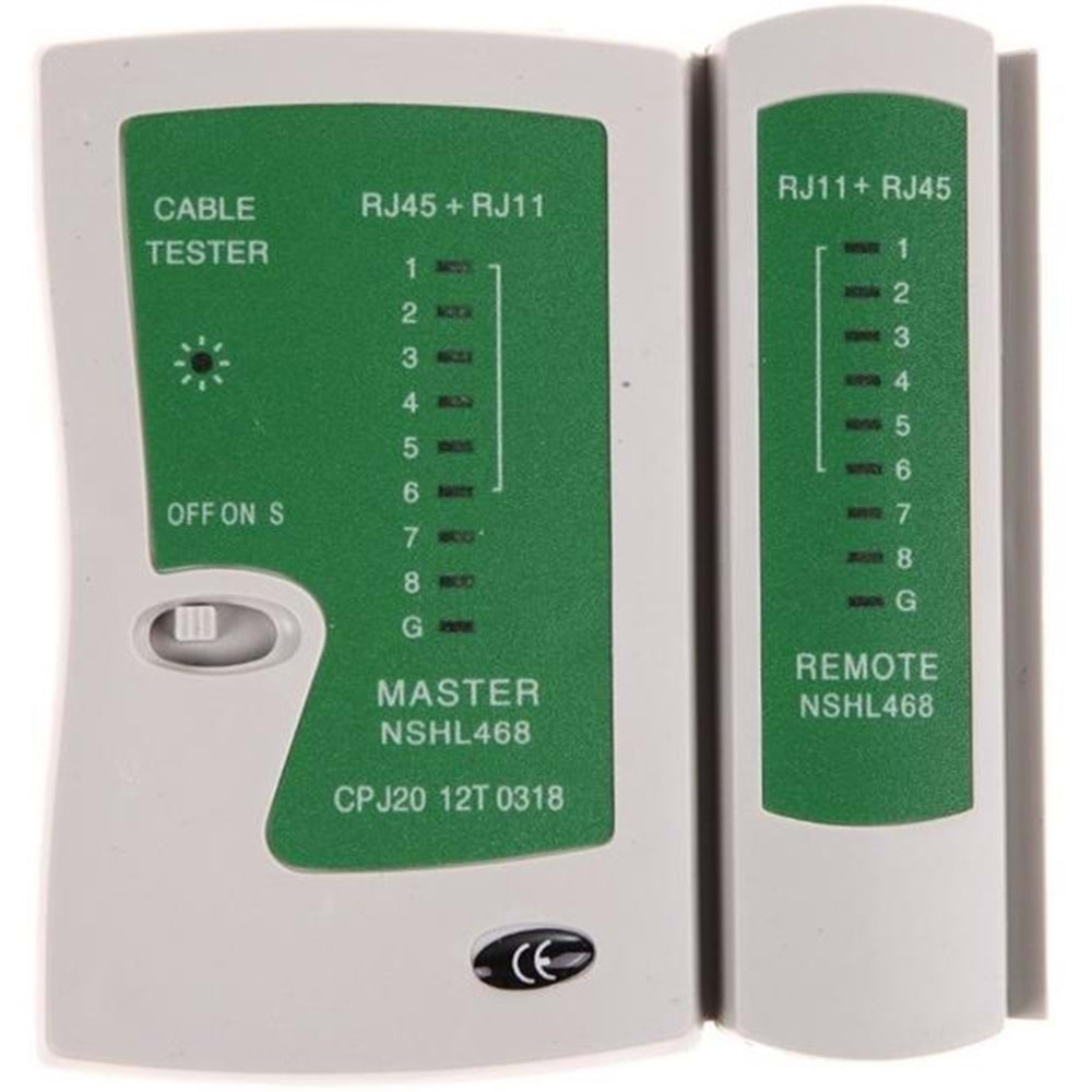 Network Tester Rj11 Rj45 Cat İnternet Kontrol Test Cihazı 4523