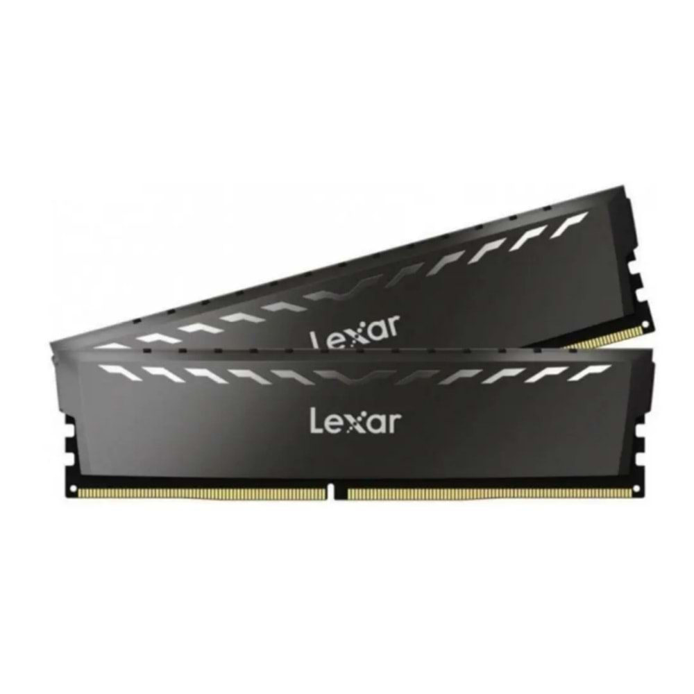 Lexar Thor Black 16GB (2x8GB) 3200MHz CL16 DDR4 Soğutuculu Gaming Ram (LD4BU008G-R3200GDXG)