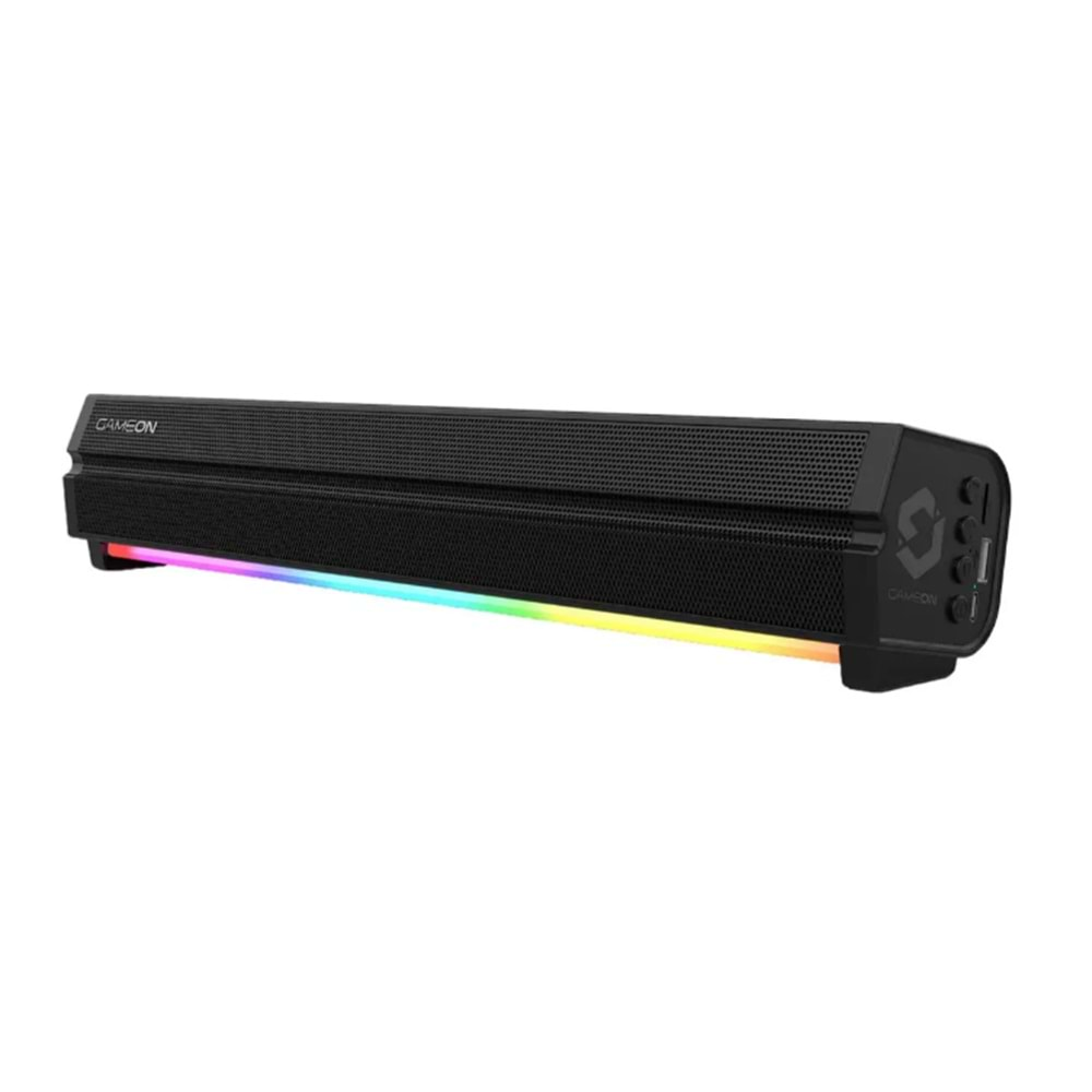 GAMEON Sonicstorm X Kablosuz RGB Siyah Soundbar