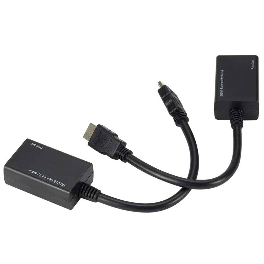 Hdmi Rj45 Cat5e 6 Extender Uzatıcı Uzatma Aparatı Adaptör 1080p 4757