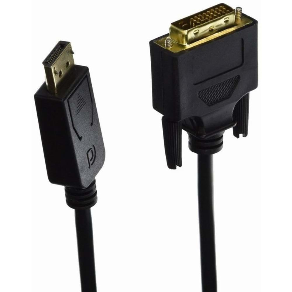 Displayport To Dvi Çevirici Dönüştürücü Adaptör Kablosu 4558