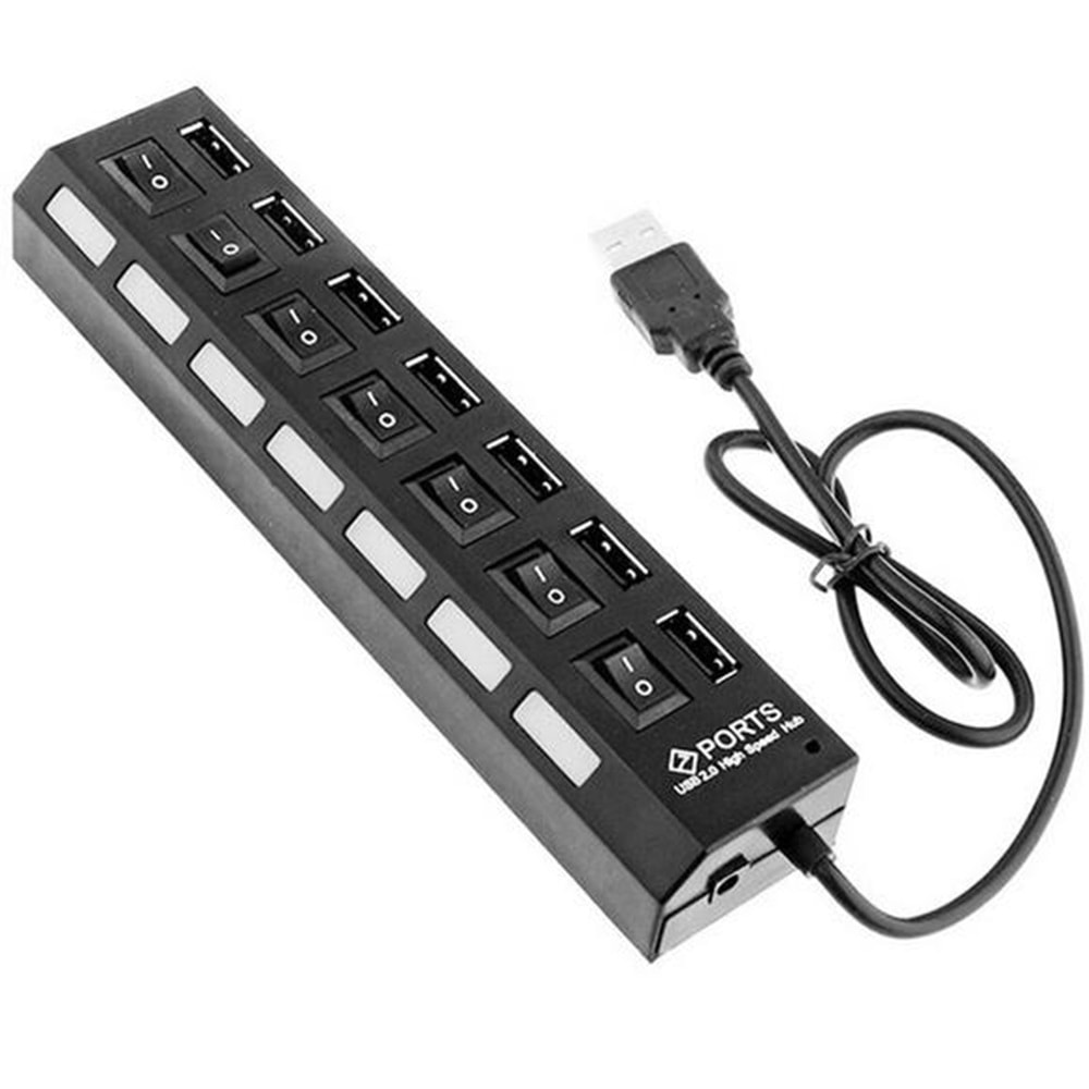 7 Port Usb Hub Switch Çoklayıcı Çoğaltıcı 4874