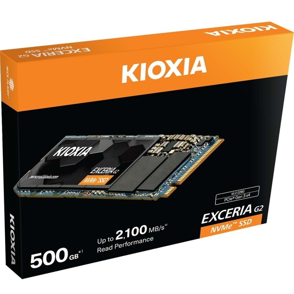 Kioxia Exceria 500GB 2100MB-1700MB M.2 2280 SSD