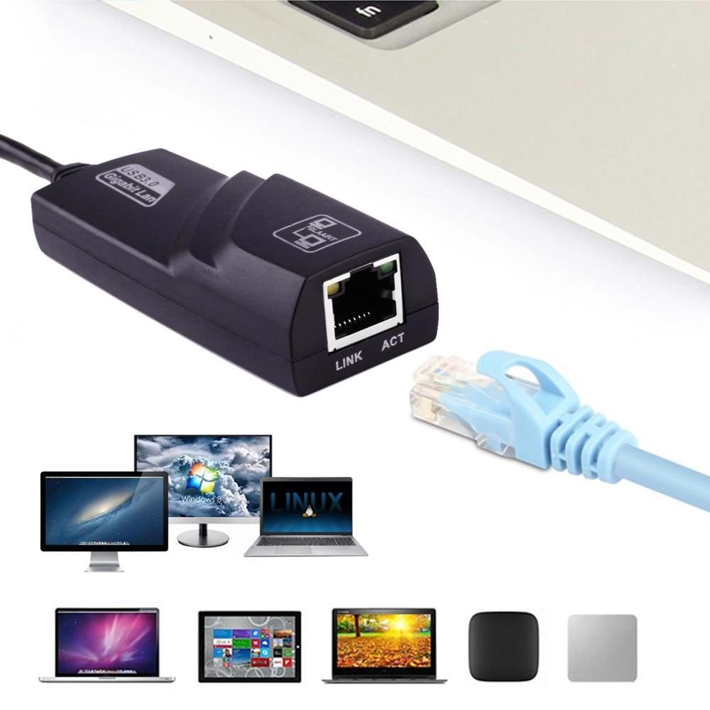 Usb 3.0 To Ethernet Çevirici Dönüştürücü Adaptör (Gigabit destekli) 4939