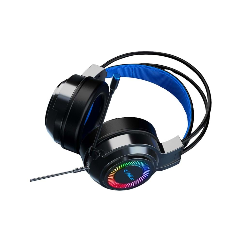 Claw's Noiseee V1 Rgb Spectrum 7.1 Surround Ses - Ai ile Gürültü Engelleyen Mikrofon - USB Örgü Kablolu Gaming Oyuncu Kulaklığı