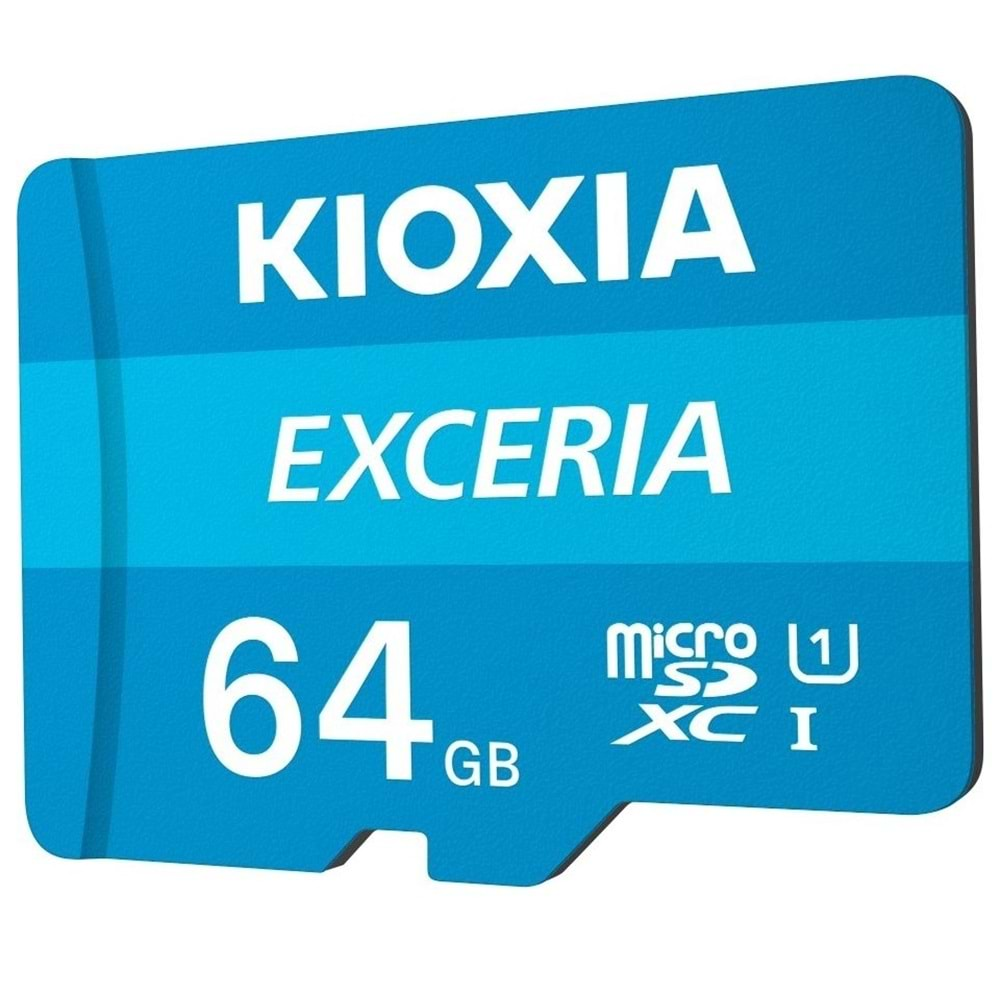 Kioxia 64GB Exceria Micro SDXC UHS-1 C10 100MB/sn Hafıza Kartı