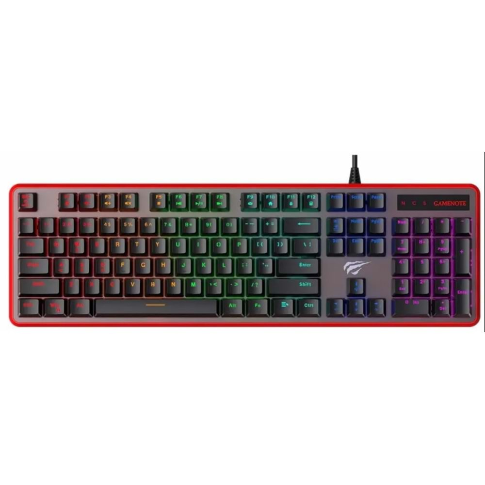 Havit Gamenote KB870L Siyah Rgb Blue Switch Mekanik Gaming (Oyuncu) Klavye