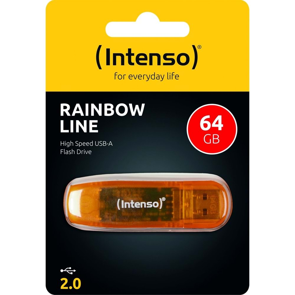 Intenso 64GB Usb2.0 3502490 Rainbow Line Intenso