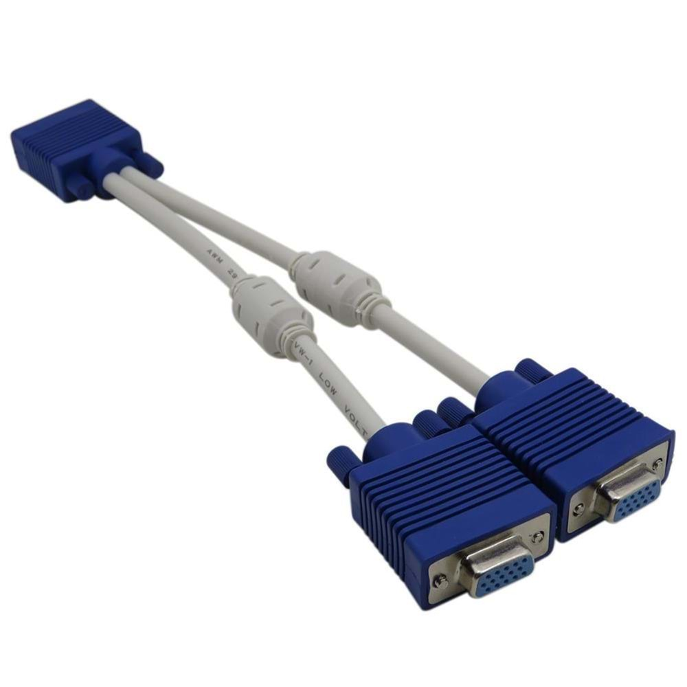 Vga Y Kablo Çoklayıcı Switch Splitter Kablosu Çoklu Monitör Tv 4567