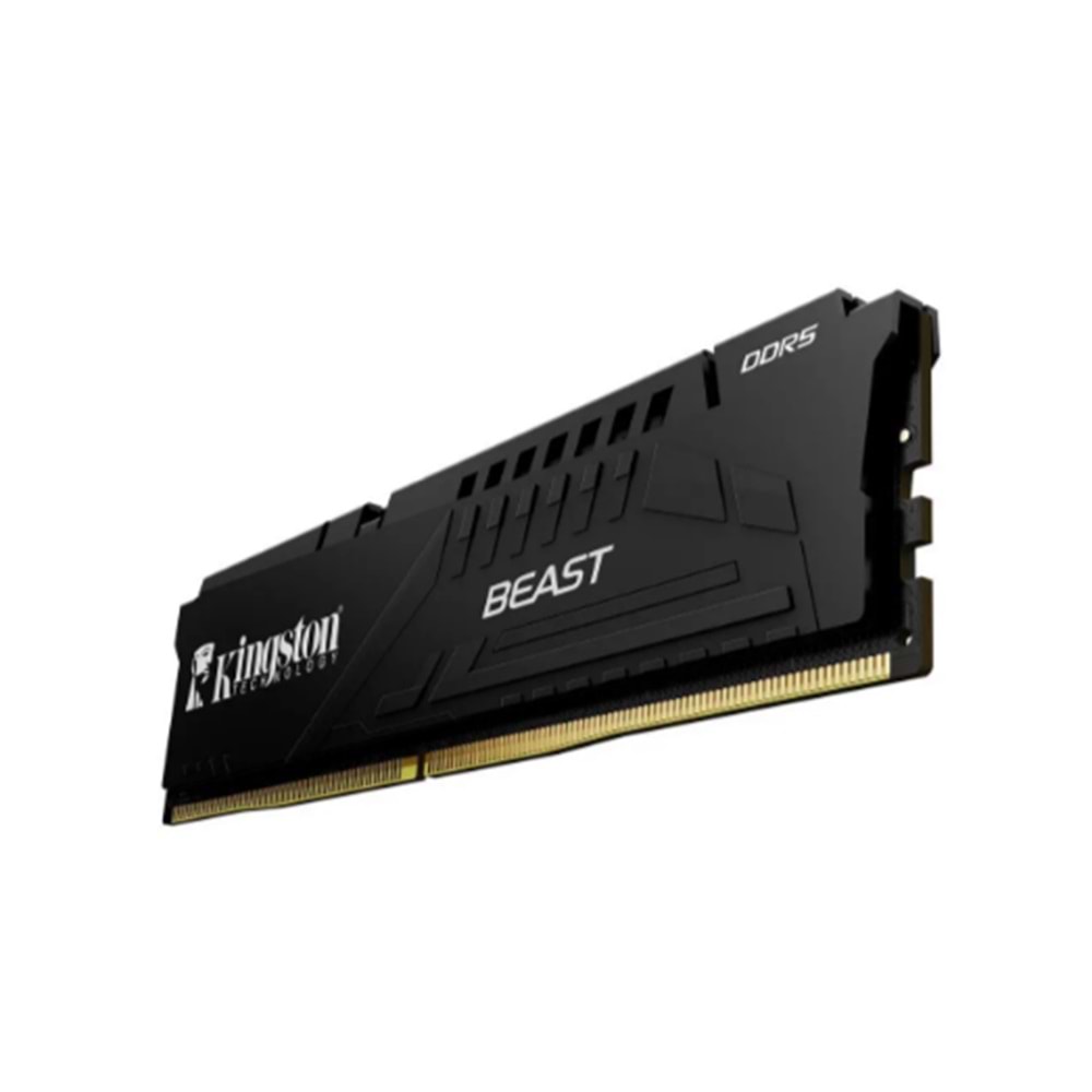 Kingston Beast KF556C36BBE-16TR 16GB (1x16) DDR5 5600Mhz CL36 Siyah Gaming RAM (Bellek)