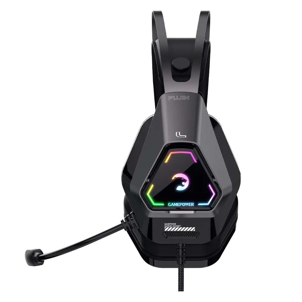 Gamepower Fujin Siyah 7.1 Surround RGB Gaming Kulaklık
