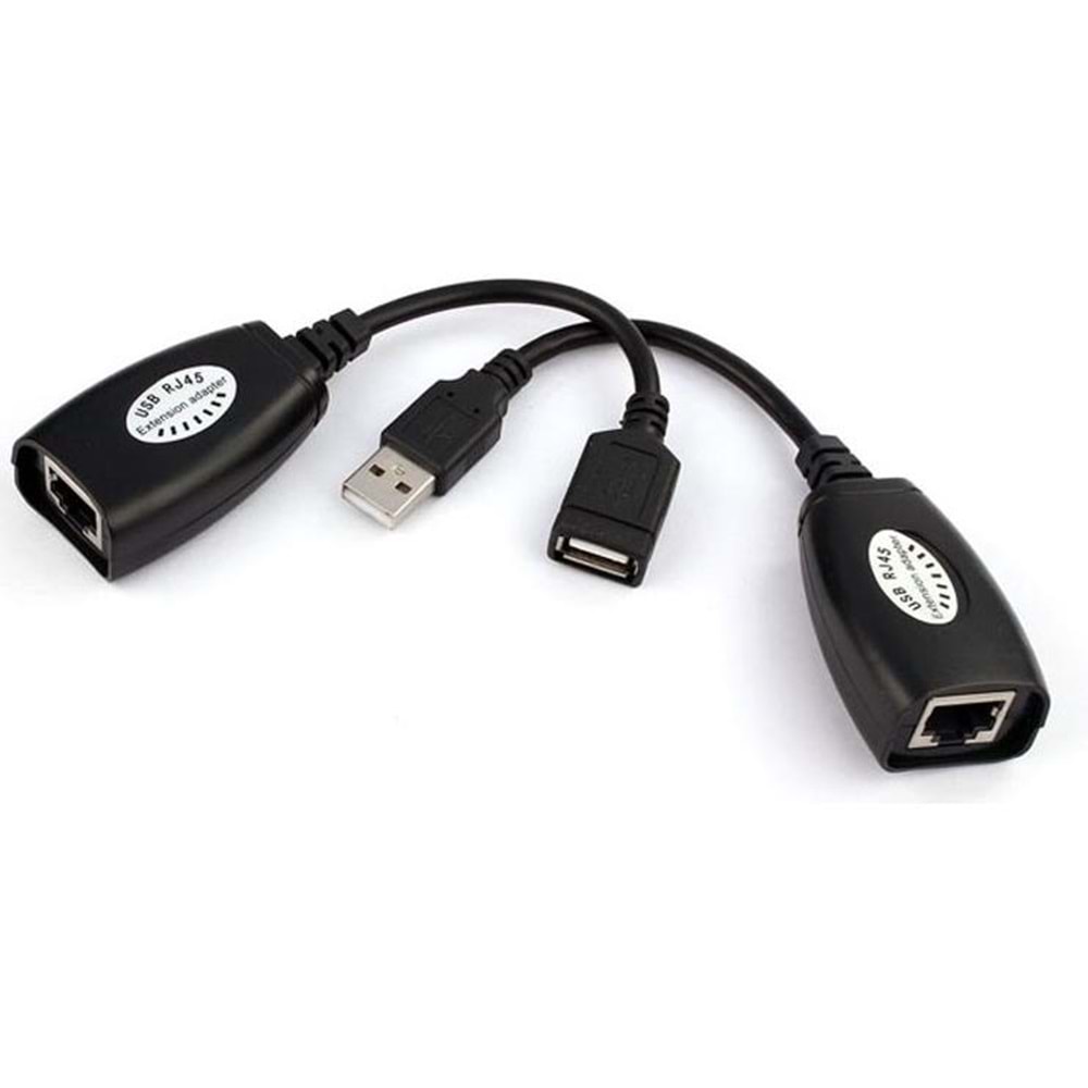 Rj45 Usb Ek Uzatıcı Cat5e 6 Kablosu Ekleme Extender 5058