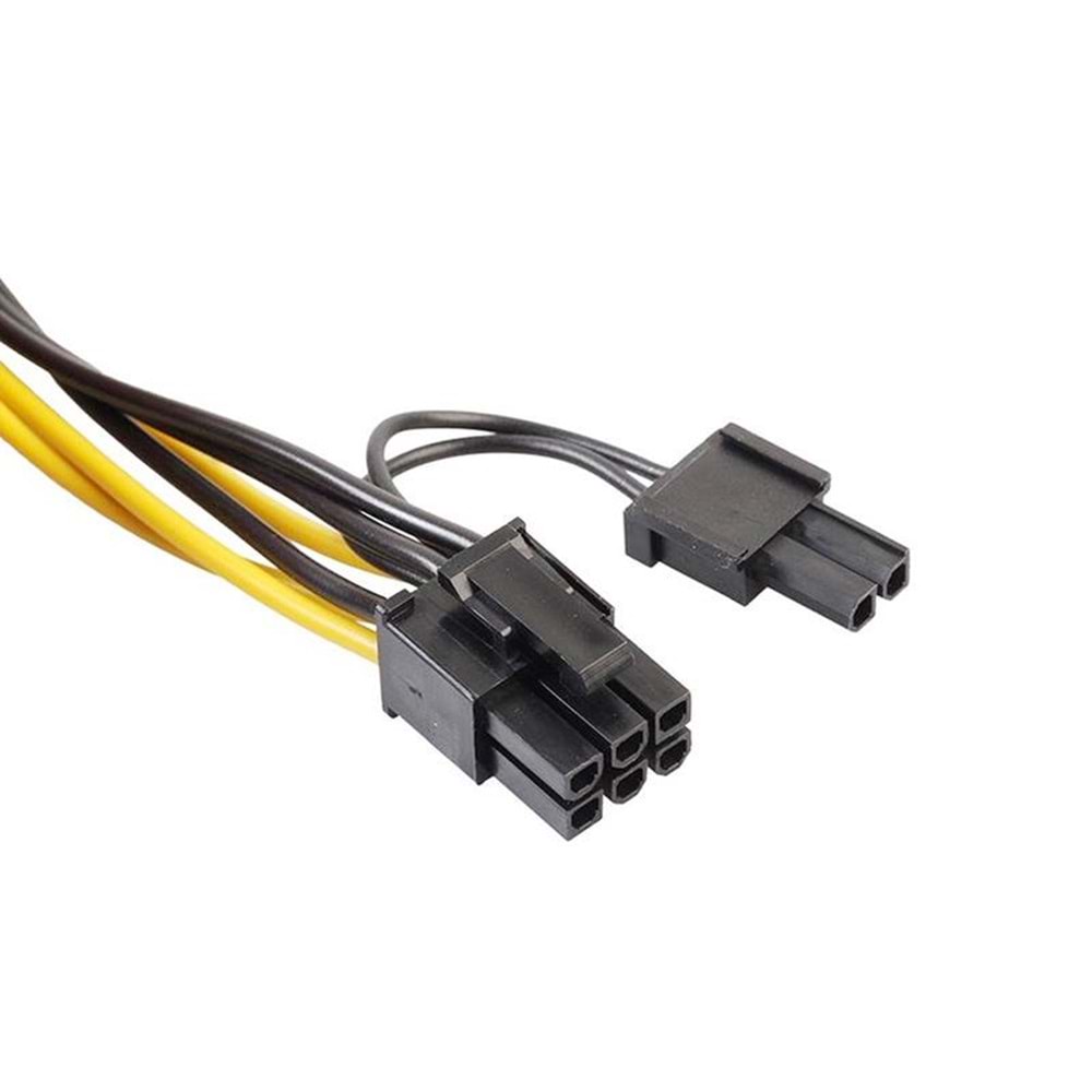 Pci e 8 Pin (6+2) 2X Pci-e Ekran Kartı Power Çoklayıcı Kablosu 4302
