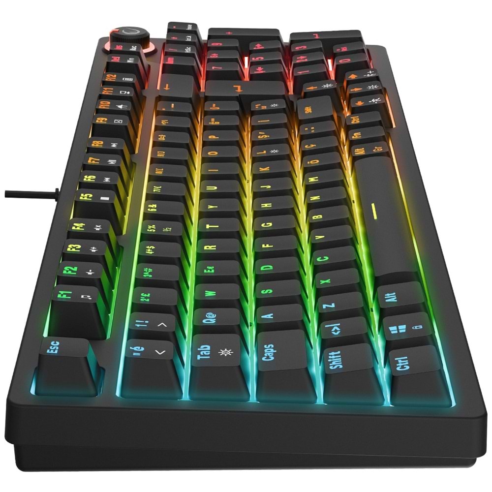Rampage ENIGMA Siyah Türkçe Q Red Switch Mekanik Gaming (Oyuncu) Klavye