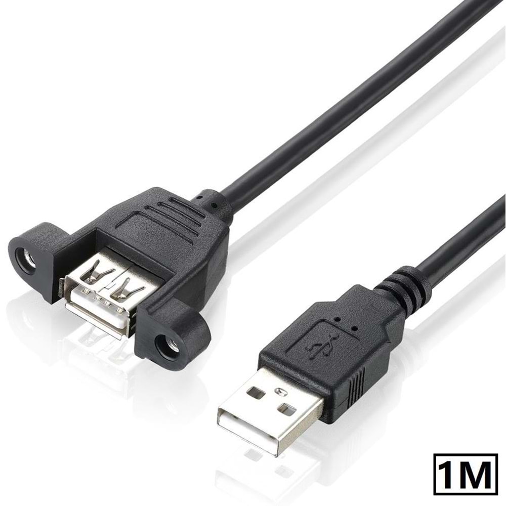 Usb Dişi Erkek Panel Tipi Data Uzatma Kablosu 1 Metre 4886