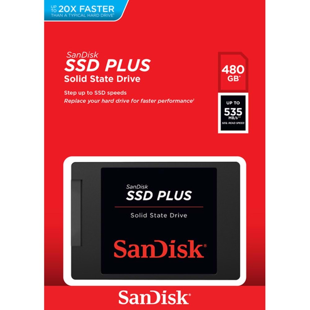 SanDisk SSD PLUS 480GB SDSSDA-480G-G26