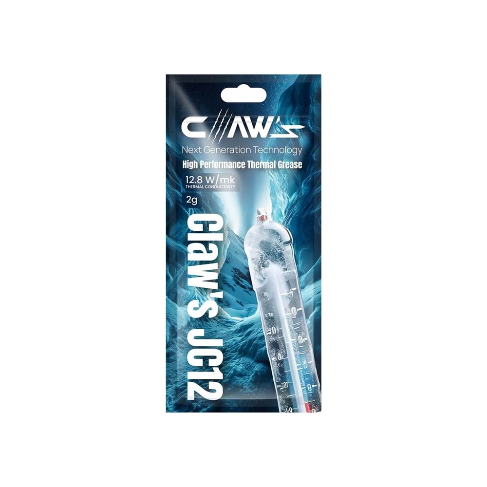 Claw's JC12 12.8W/MK Termal Iletkenlikli Yüksek Performans Termal Macun - 2gr