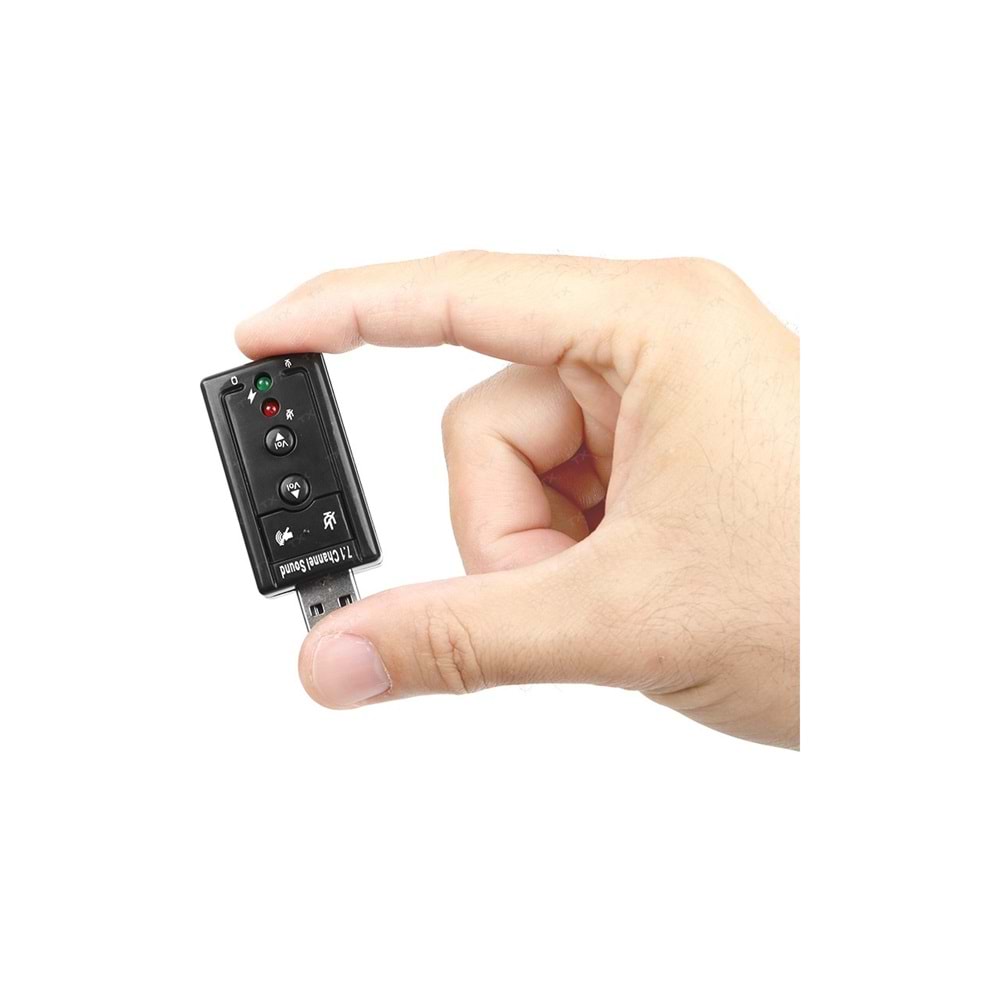 Tx Usb 2.0 7.1 Stereo Ses Efektli Ses Kartı (Windows Ve Mac Destekli)(TXACUSC72)