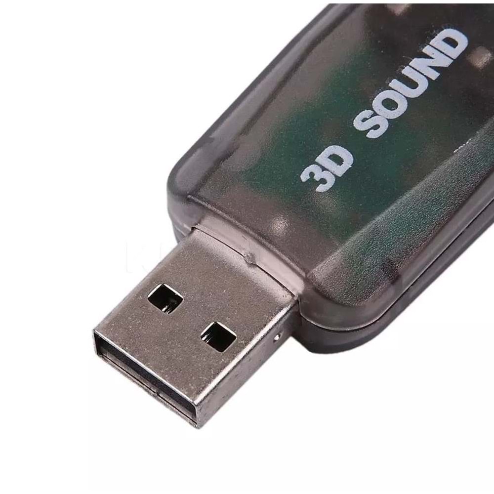 5+1 Harici Laptop Usb Ses Kartı 3.5mm Kulaklık Mikrofon Çevirici 4504