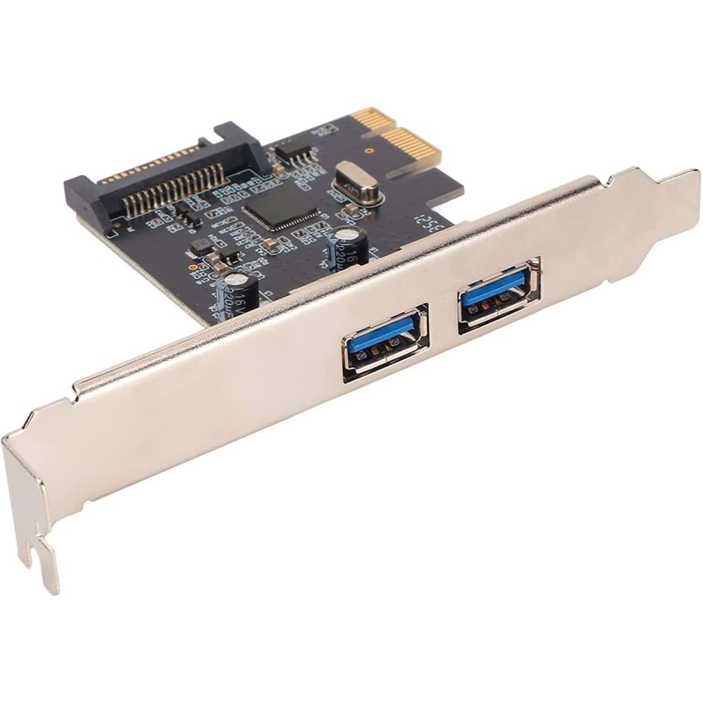 Pci-e Express Usb 3.0 Hub 2 Port Molex Sata Çoklayıcı Çoğaltıcı 4459