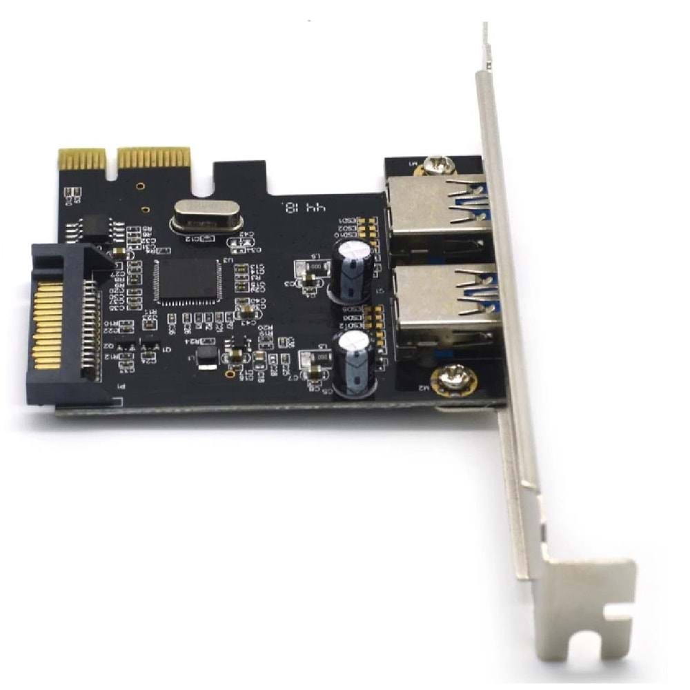 Pci-e Express Usb 3.0 Hub 2 Port Molex Sata Çoklayıcı Çoğaltıcı 4459